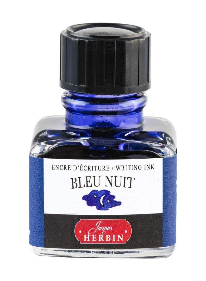 Jacques Herbin Herbin"D Ink Bottle (Bleu Nuit - 30ML) 13019T - Image 1