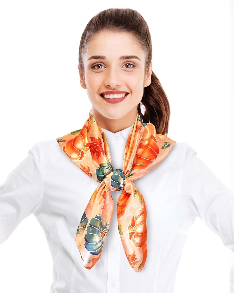 CBC Crown Store Halloween Theme Scarf Pumpkin Pattern Halloween Theme Scarf - Image 3