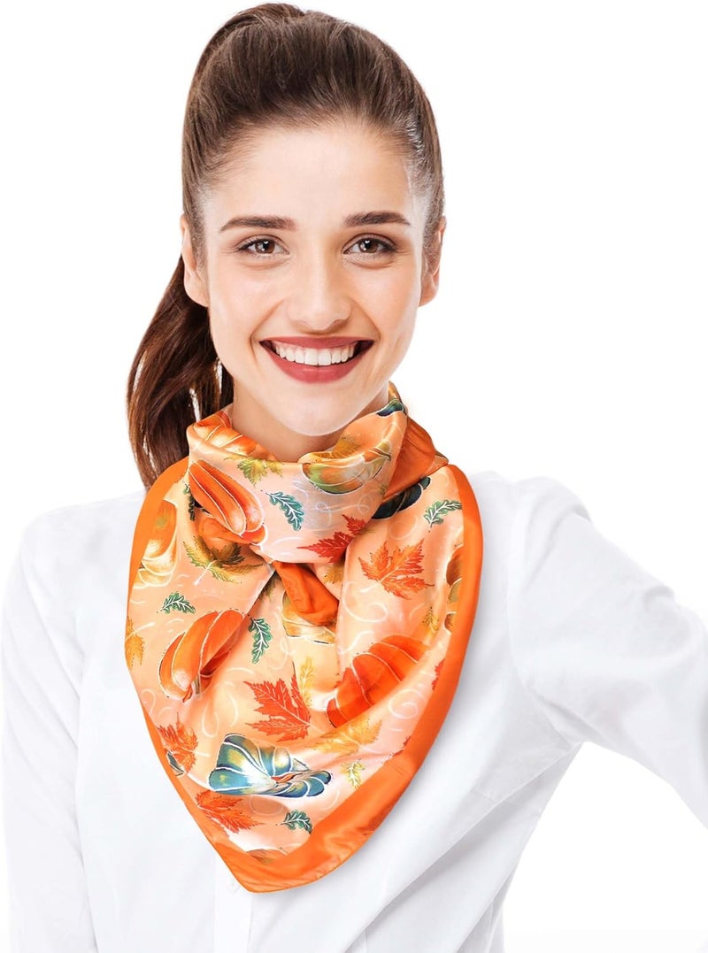 CBC Crown Store Halloween Theme Scarf Pumpkin Pattern Halloween Theme Scarf - Image 5