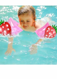 Excefore 2 Pair Swimming Armbands Inflatable Water Wings for Kids Sleeves Float Arm Bands Pool Beach Activitie  - Image 3