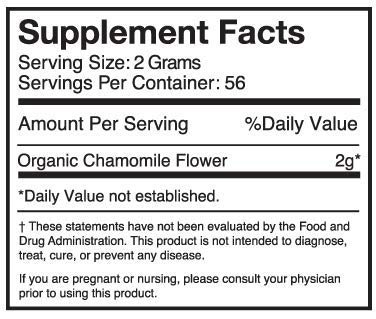 Nature Restore Organic Chamomile Whole Flower, Loose Leaf, Tea Leaves, 4oz (Packaging may vary) - Image 3