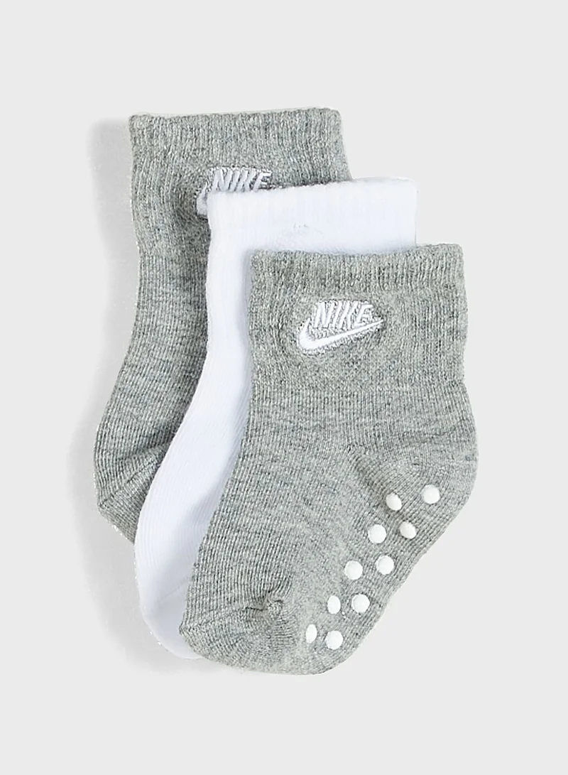 Nike Infant 3 Pack Core Futura Socks