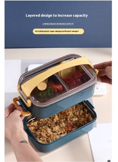 304 stainless steel insulated lunch box, portable lunch box outdoor double-decker Bento Box - pzsku/Z0786D9D4B27D4D23F7FCZ/45/_/1729057734/d71d0e3b-a3e6-4d0e-863e-3cf8ef437599