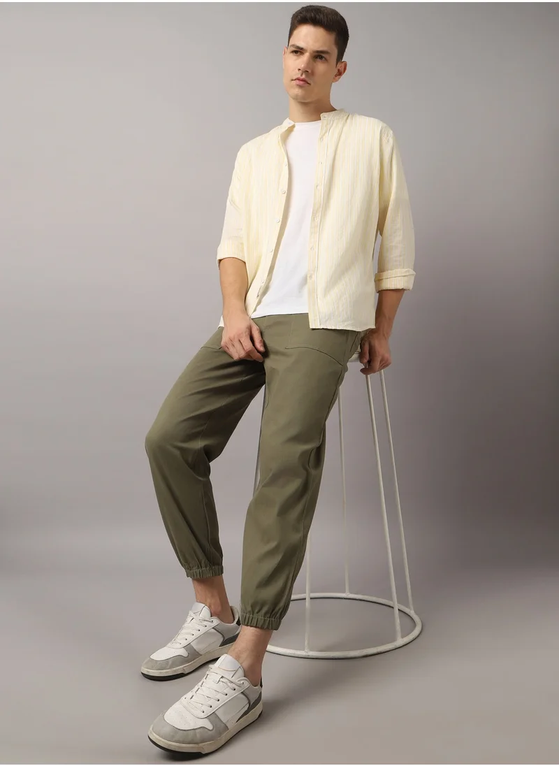 Hubberholme Light Olive Pants For Men