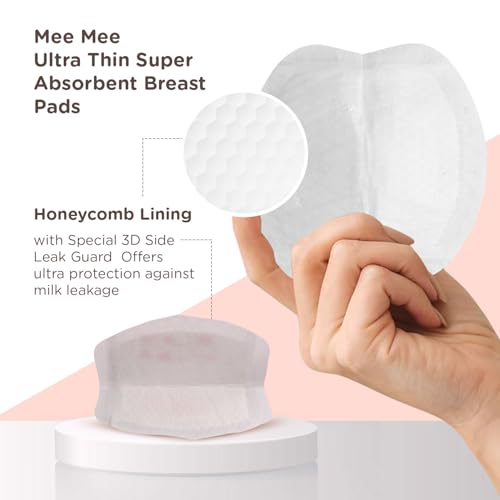 Mee Mee Ultra Thin Honeycomb Nursing Breast Pads 36pcs, Disposable Nursing Breast Pads, Super Absorbent Maternity Pads, Leak Proof Coverage - Image 2