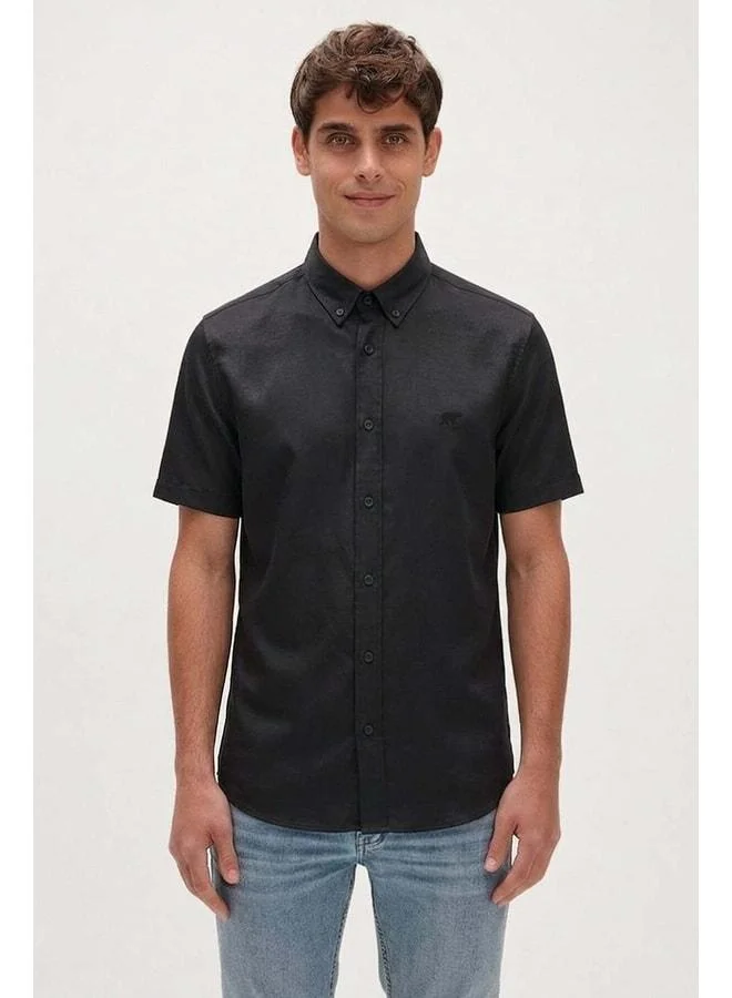 Bad Bear Drafty Black Short Sleeve Men's Shirt.