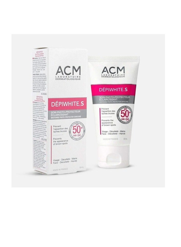 أيه سي أم كريم ديبي وايت اس لتفتيح اليدين والوجه بعامل حماية 50+ من أي سي إم - 50 مل - Image 2