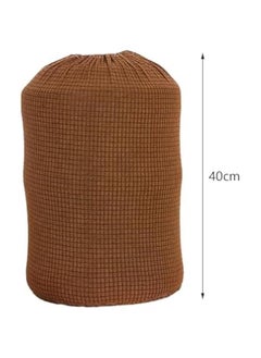 Generic Water Dispenser Barrel Dust Cover Water Dispenser Decoration Dustproof Protector for 5 gallons Bucket for Office Outdoor Home, Light Brown  - Image 3