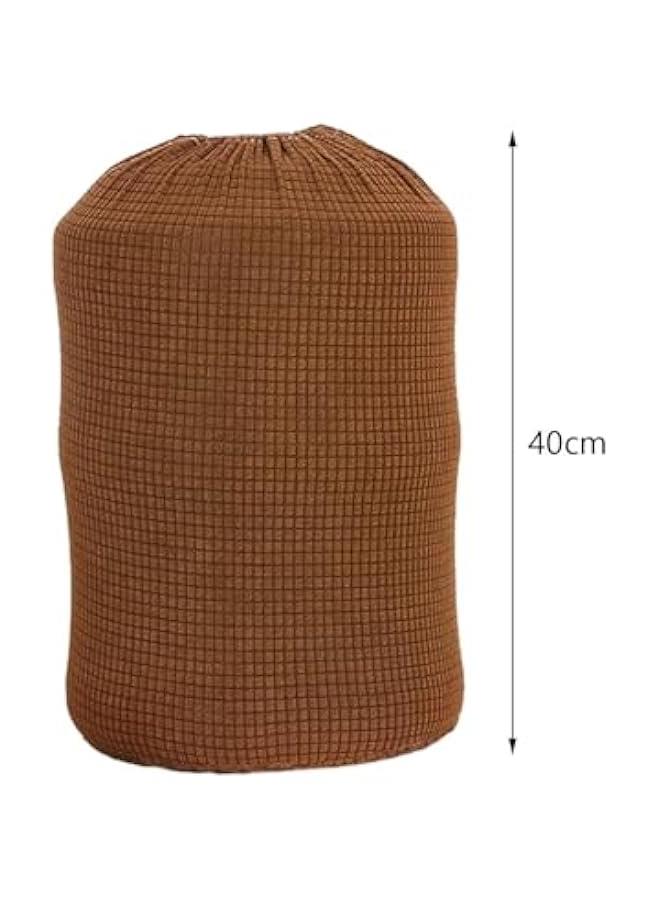 Water Dispenser Barrel Dust Cover Water Dispenser Decoration Dustproof Protector for 5 gallons Bucket for Office Outdoor Home, Light Brown  - Image 3