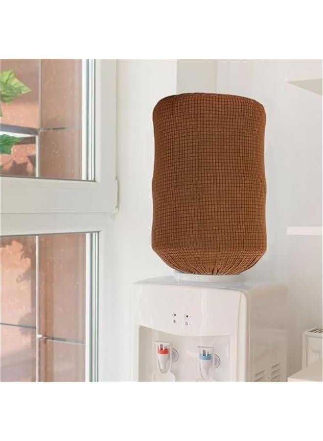 Water Dispenser Barrel Dust Cover Water Dispenser Decoration Dustproof Protector for 5 gallons Bucket for Office Outdoor Home, Light Brown  - Image 4