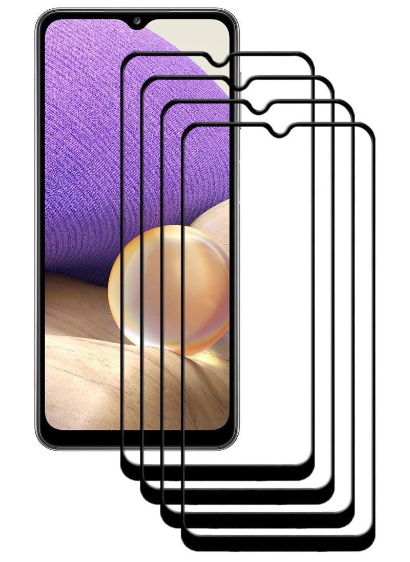 ACLIX 4 Pieces Antistatic ESD Dustproof Premium Quality High Definition Tempered Glass Screen Protector Designed For Samsung Galaxy A32 5G - Image 1