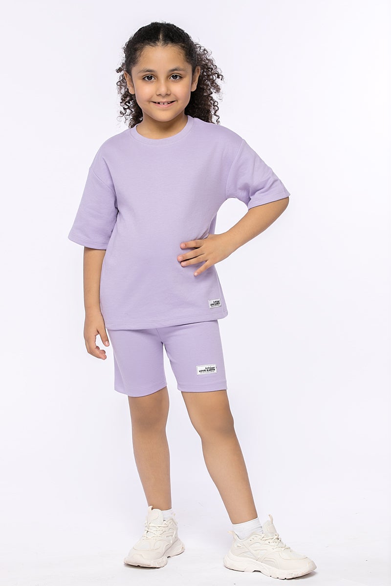 رينا بنطال ليجن مستدام 9-10 سنوات بنفسجي - Image 1