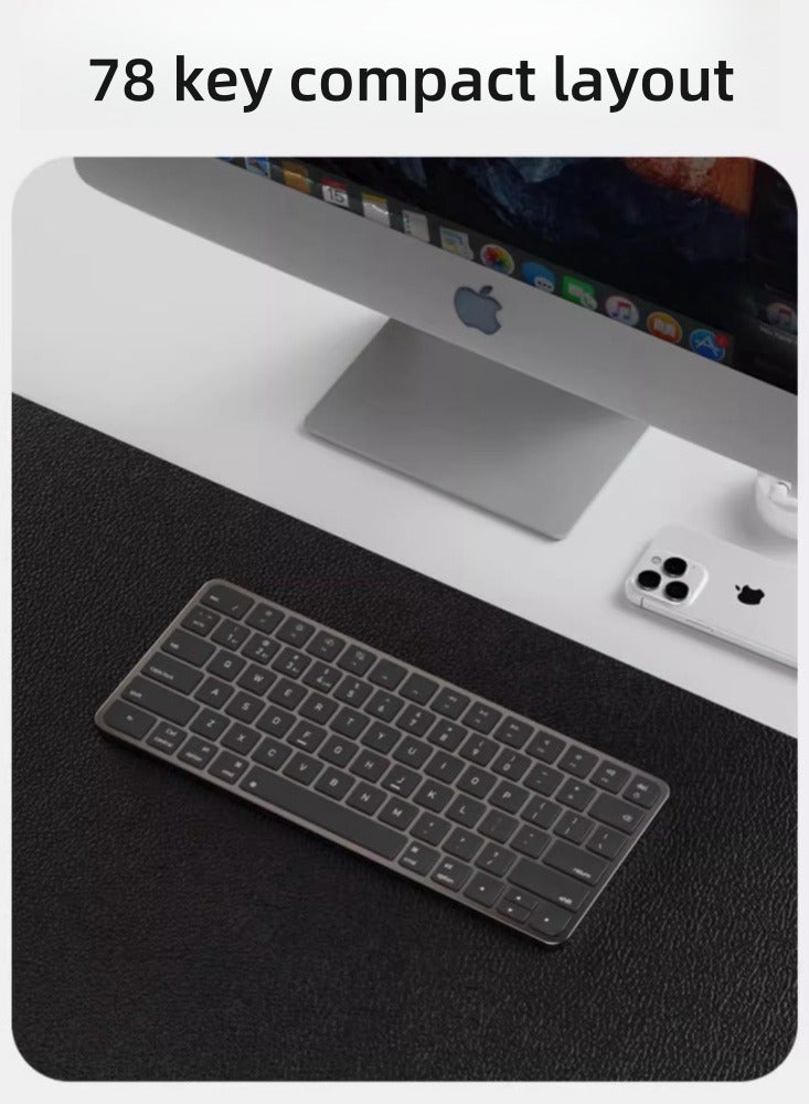 Wireless Bluetooth Keyboard, Tablet Notebook, Silent Office Specific Charging, Small-sized Dual Bluetooth/wireless 2.4G/multi Device Connectivity - Image 4