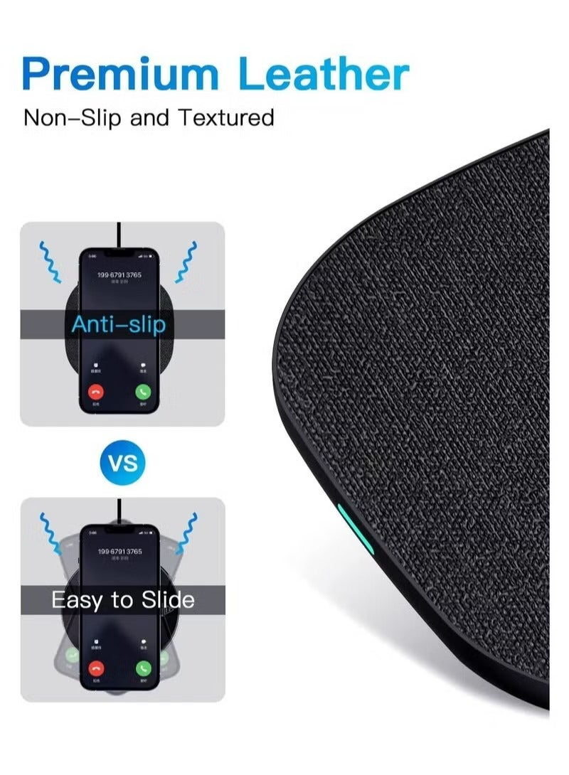 Wireless Charger for iPhone 14 Pro/13/12/11/X/XR/Xs/8 15w Max Fast Qi Charging Pad for Samsung S22/S21/S20/S10/S9,Note 20/10/9/8 Google Pixel 6/5 Huawei P40/P30/Mate 40/30 OnePlus and Other Qi Phone - Image 3