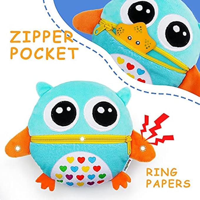 SENSORY BUCKLE PILLOW FOR TODDLERS 1-3, LEARNING ACTIVITY TOY DEVELOPING FINE MOTOR SKILLS, EDUCATIONAL BUCKLE ZIPPER TOY FOR TRAVEL AND BASIC SKILLS - Image 3