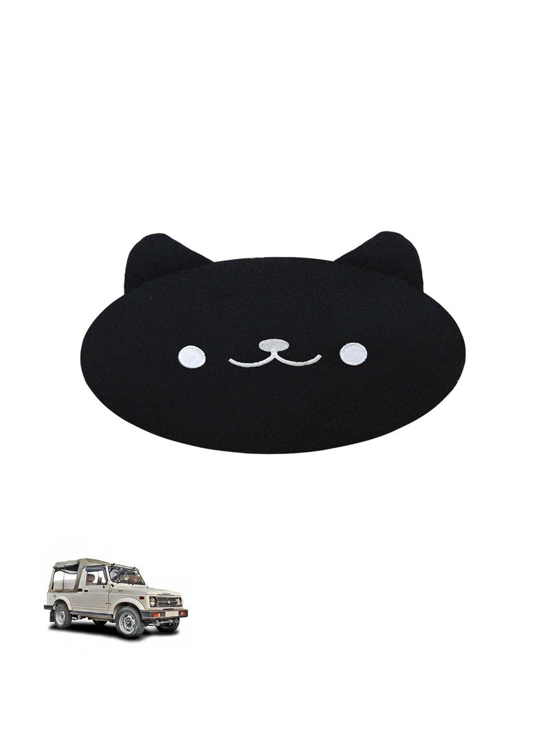 Adroitz Adroitz Kandid Black Neck Rest Car Cushion Compatible with All Cars Pack of 1  - Image 1