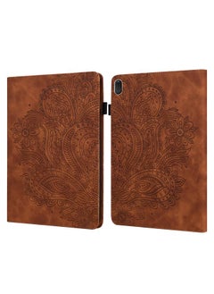 Case For Lenovo E10 Peacock Embossed Pattern TPU + PU Horizontal Flip Leather Case with Holder & Card Slots & Wallet & Sleep / Wake-up Function