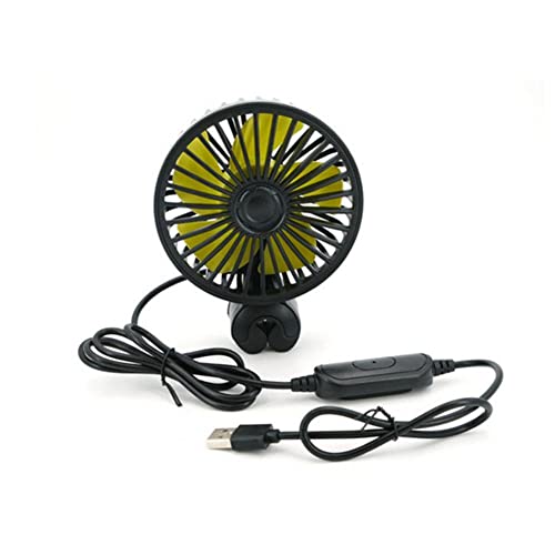 STORE 2508 Car Back Seat Headrest Cooling Fan, 3 Speed 5V USB Fan With Switch For Car - Image 5