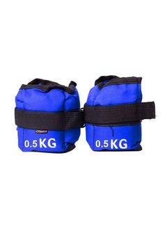 Fitness World A two-piece sand weight bag for the arms and feet, weighing 1 kilogram, each piece weighing 0.5 kilograms  - Image 3