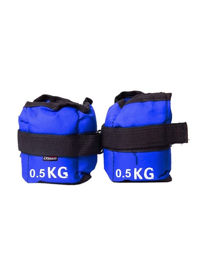 Fitness World A two-piece sand weight bag for the arms and feet, weighing 1 kilogram, each piece weighing 0.5 kilograms  - Image 3