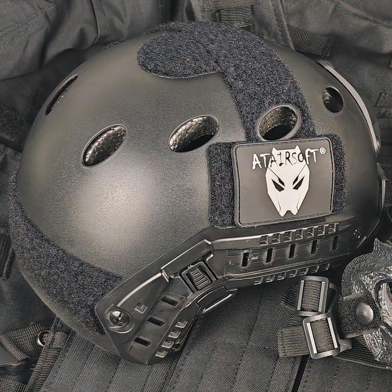 ATAIRSOFT PJ Type Tactical Paintball Airsoft Fast Helmet Black - Image 3