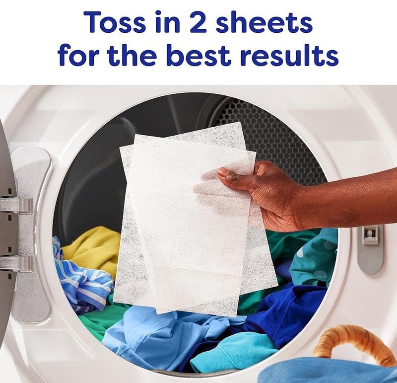 Bounce Free & Gentle Dryer Sheets 80 Count Fragrance Free Fabric Softener Sheets for Laundry Anti Static Wrinkle Reduction Hypoallergenic Dermatologist Tested Safe for Sensitive Skin - Image 2