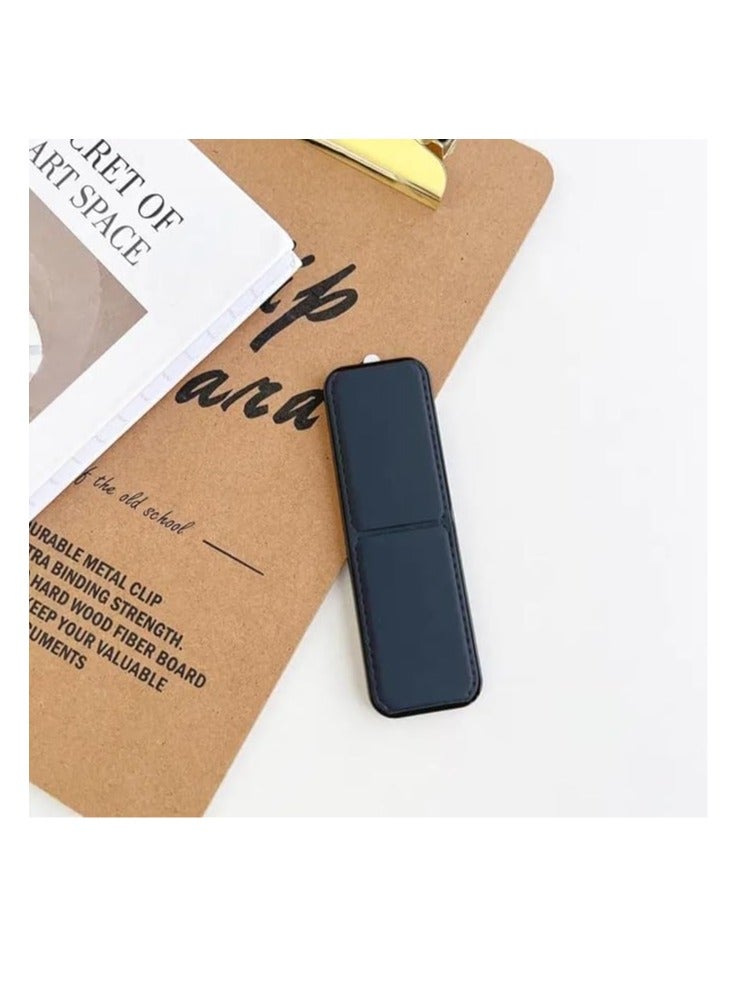 Magnetic Mobile Phone Holder Lazy Multi-functional Vertical And Horizontal Stand Foldable Back Stick Mobile Phone Stand (blue)  - Image 1