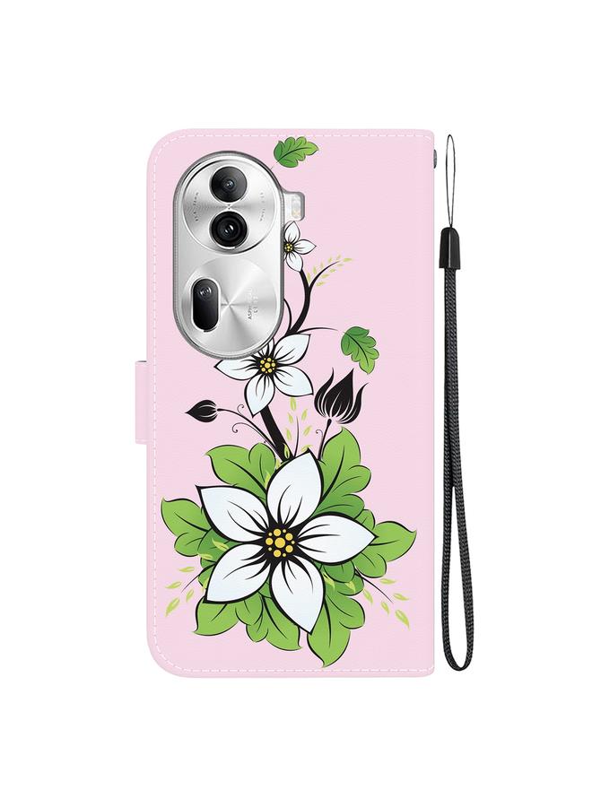 اس-توب جراب هاتف OPPO Reno11 Pro 5G Global Crystal Texture ملون من الجلد - Image 4