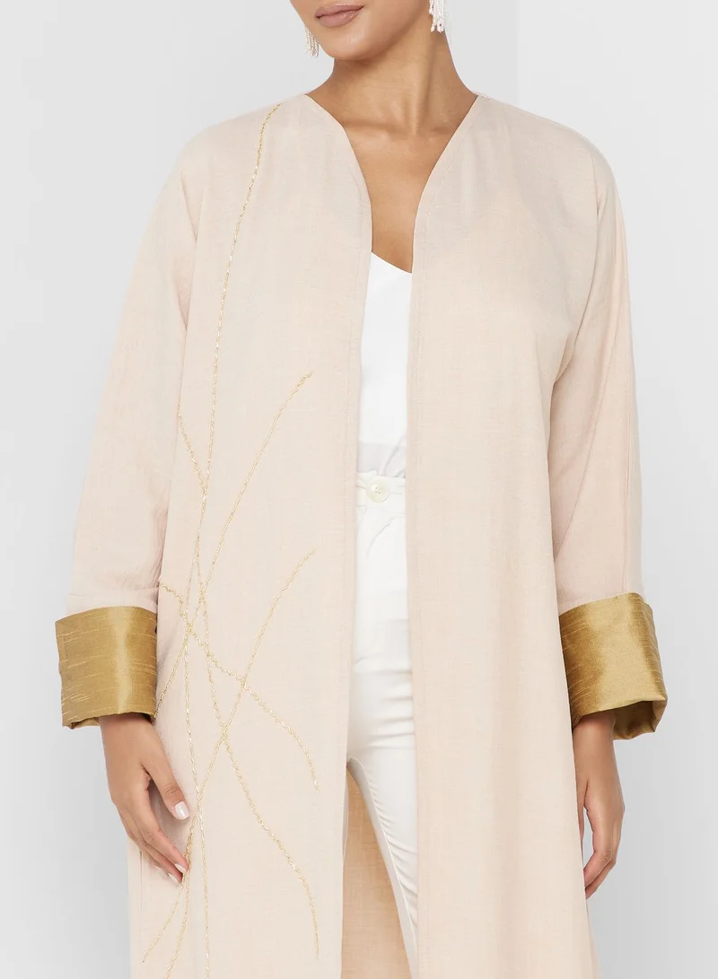 hayas closet Embellished Abaya