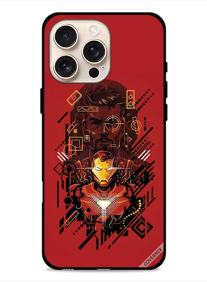 Covernex Apple iPhone 16 Pro Max Protective Case Cover Iron Man Art  - Image 1