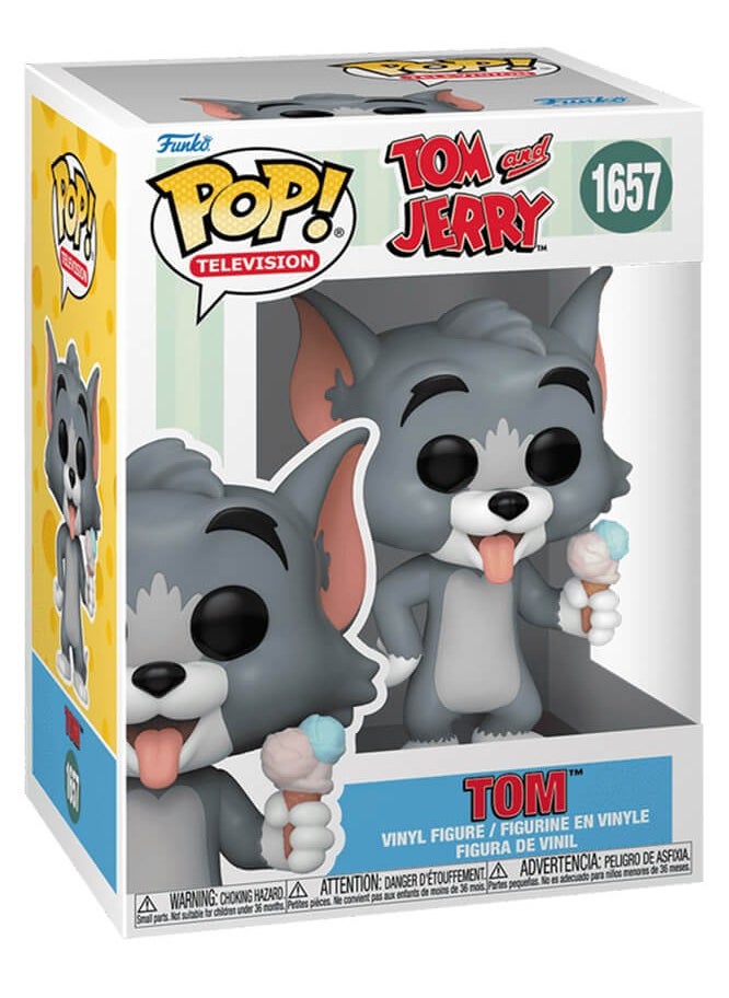 Funko Funko Pop! Cartoon Animation: WB - Tom & Jerry - Tom with Ice Cream #1657  - Image 2