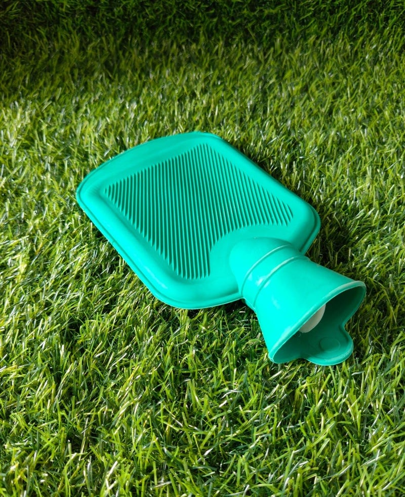 AHCS Hot Water Bottle Bag Thick Rubber Ware Relaxing Hand Feet Warming Water Filling Cold Therapy Warmer Water Bags (Small) - Image 2
