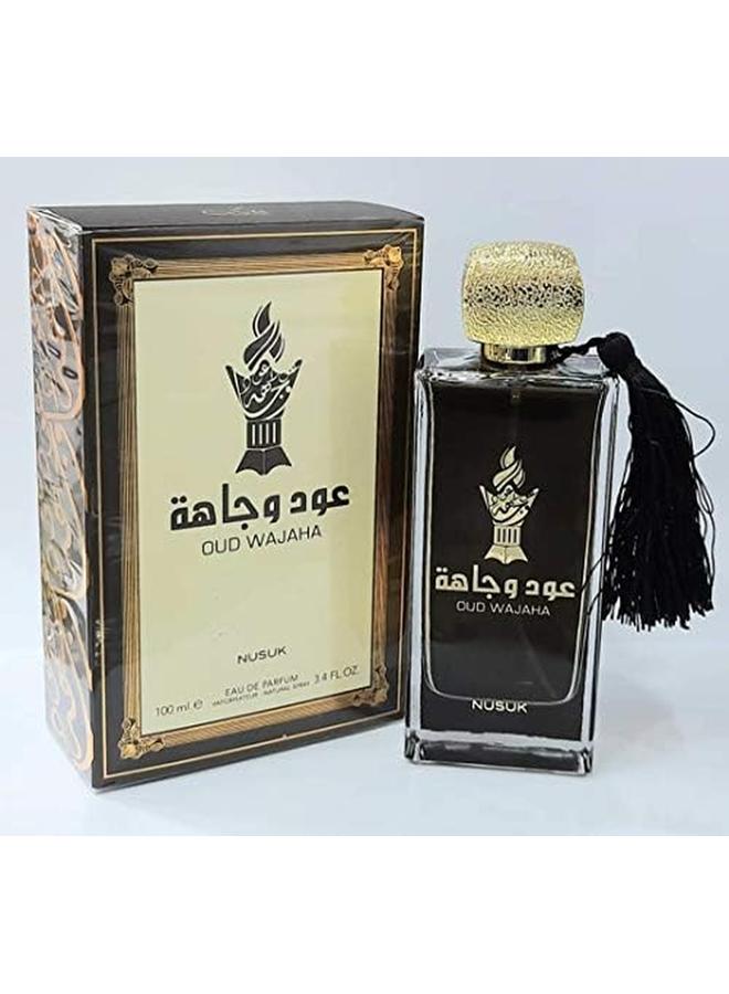 نسك عود وجاهة او دي بارفان 100 مل 3.4. عطر فلوز للجنسين صنع في الإمارات العربية المتحدة - Image 4