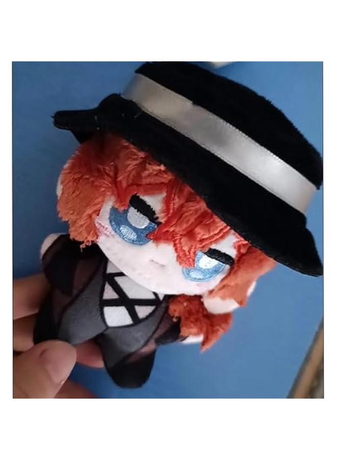 BSD Plush Nakahara Chuuya Soft Figure Anime Plushies Stuffed Pillow Schoolbag Wallet Pendant Charm Mini Hug Pillow Decoration  - Image 2