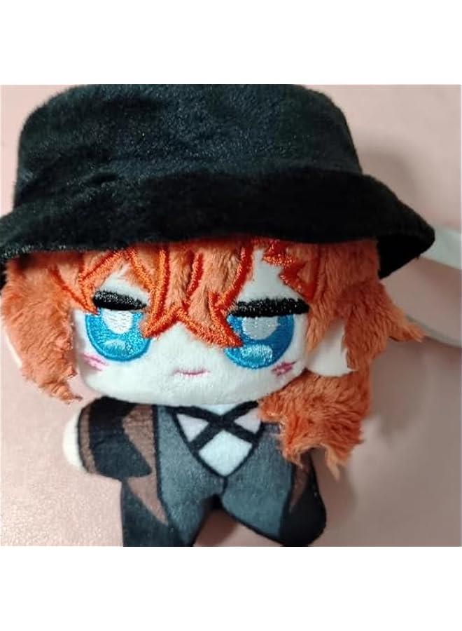BSD Plush Nakahara Chuuya Soft Figure Anime Plushies Stuffed Pillow Schoolbag Wallet Pendant Charm Mini Hug Pillow Decoration  - Image 4