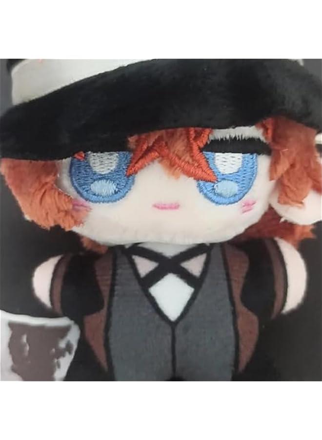 BSD Plush Nakahara Chuuya Soft Figure Anime Plushies Stuffed Pillow Schoolbag Wallet Pendant Charm Mini Hug Pillow Decoration  - Image 5