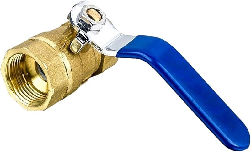 1 1 2 بوصة صمام كرة نحاسي بفتيل BSP مع مقبض ذراع صنبور سباكة نحاسي - Image 2