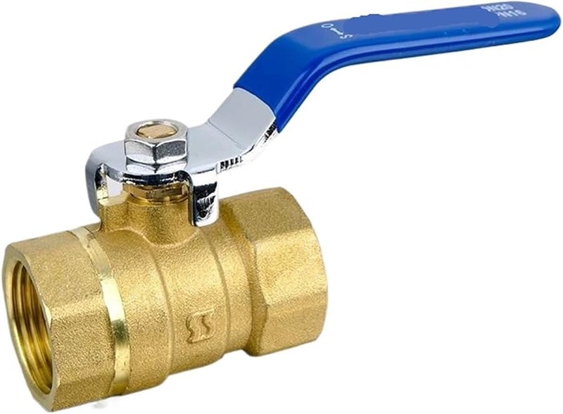 1 1 2 بوصة صمام كرة نحاسي بفتيل BSP مع مقبض ذراع صنبور سباكة نحاسي - Image 5