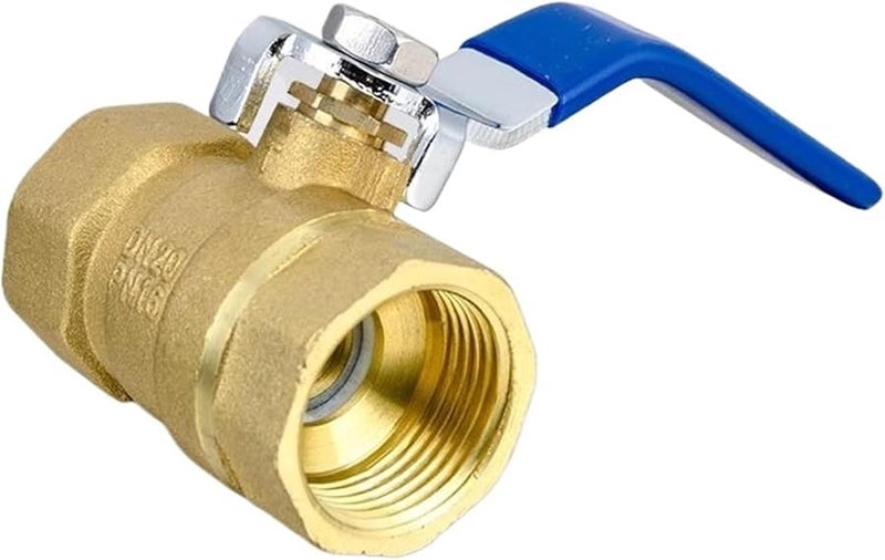 1 1 2 بوصة صمام كرة نحاسي بفتيل BSP مع مقبض ذراع صنبور سباكة نحاسي - Image 4