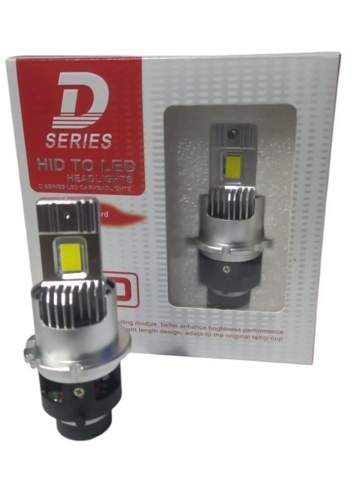 D2S/R LED Bulb Kit, 60000 Lumens, 50W, 6000K White, 2 Pieces - Image 3