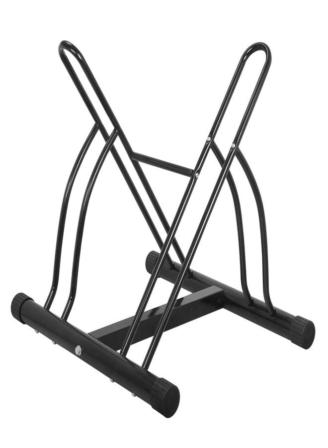 F2C 2-Bike Rack Bicycle Floor Stand Two Bike Parking Garage Storage Rack for Indoor and Outdoor - Image 3