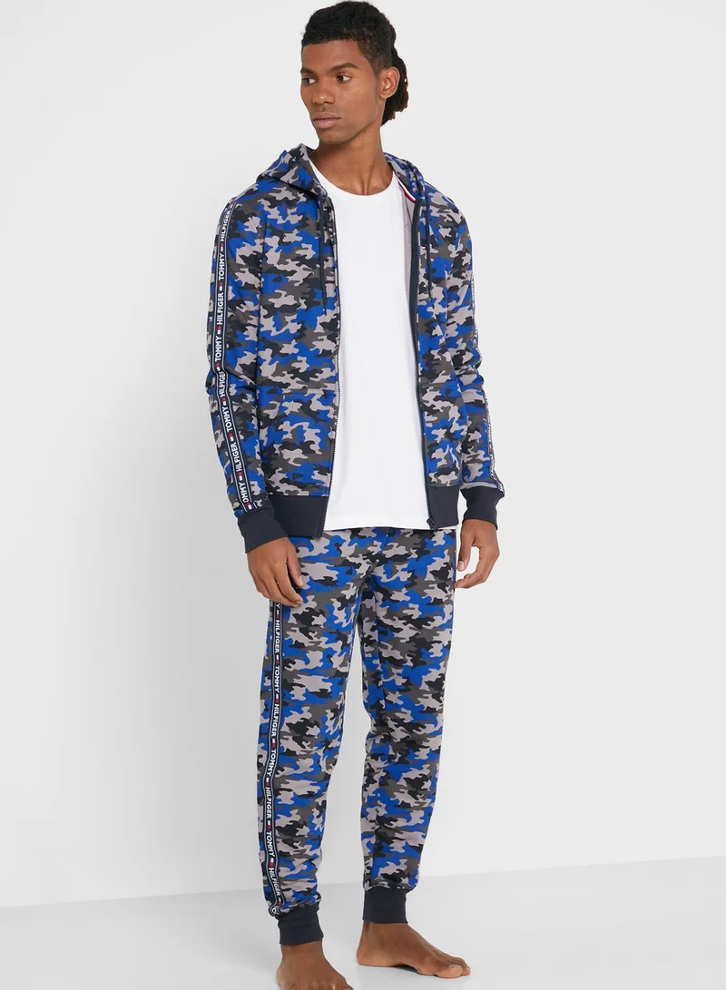 TOMMY HILFIGER Fz Hoodie Print