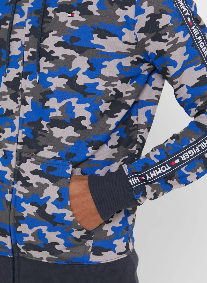 TOMMY HILFIGER Fz Hoodie Print