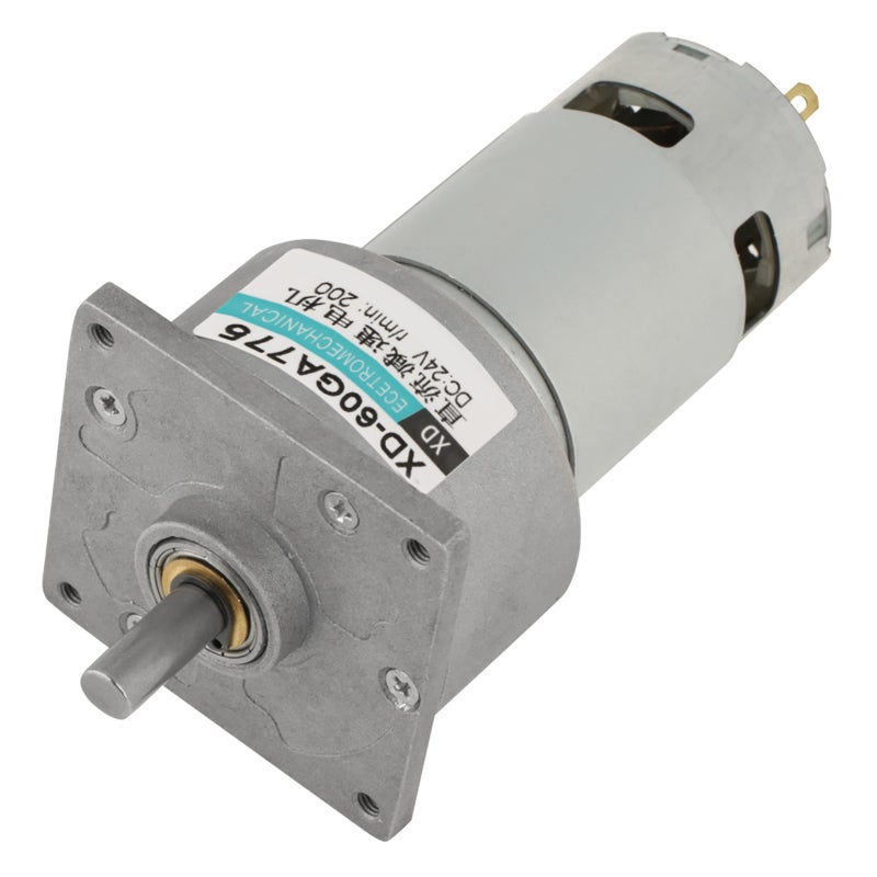 XD DC Motor 35W 12V 24V Low Speed High Torque Metal Gear - Pure Copper Wire Coil with Speed Regulation for Home Automation - Image 2