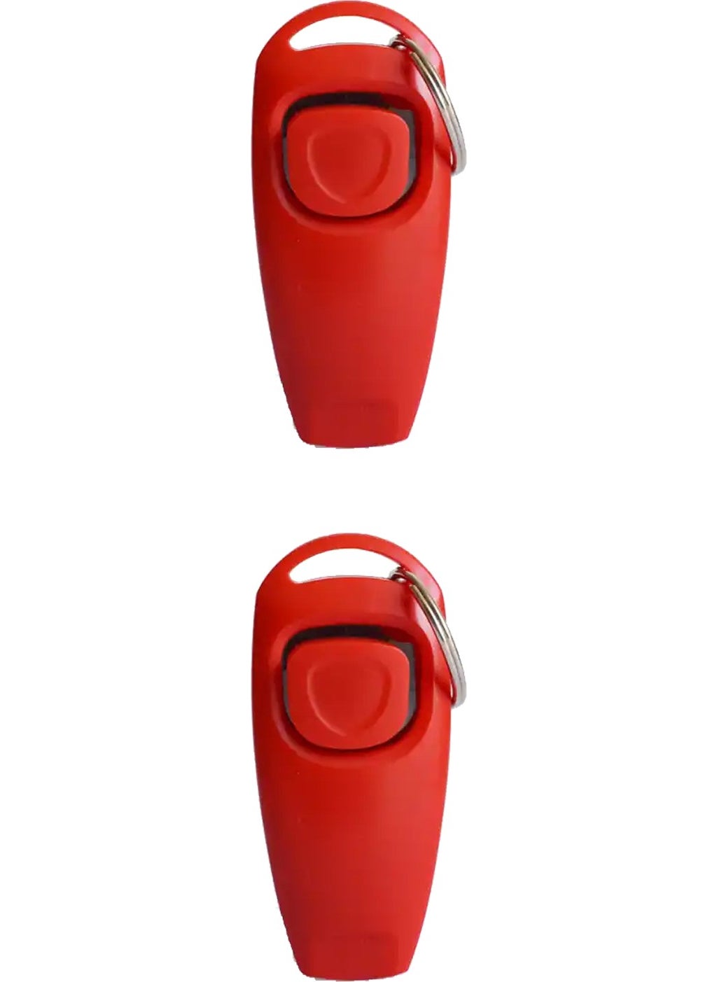 Deprex 2 Pieces Earthquake Warmer Easy to Use, Practical, Durable, Portable Red Earthquake Whistle DK000-M3 