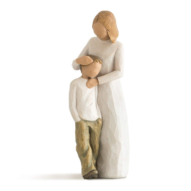 Willow Tree Mother and Son, Sculpted Hand-Painted Figure - Image 1