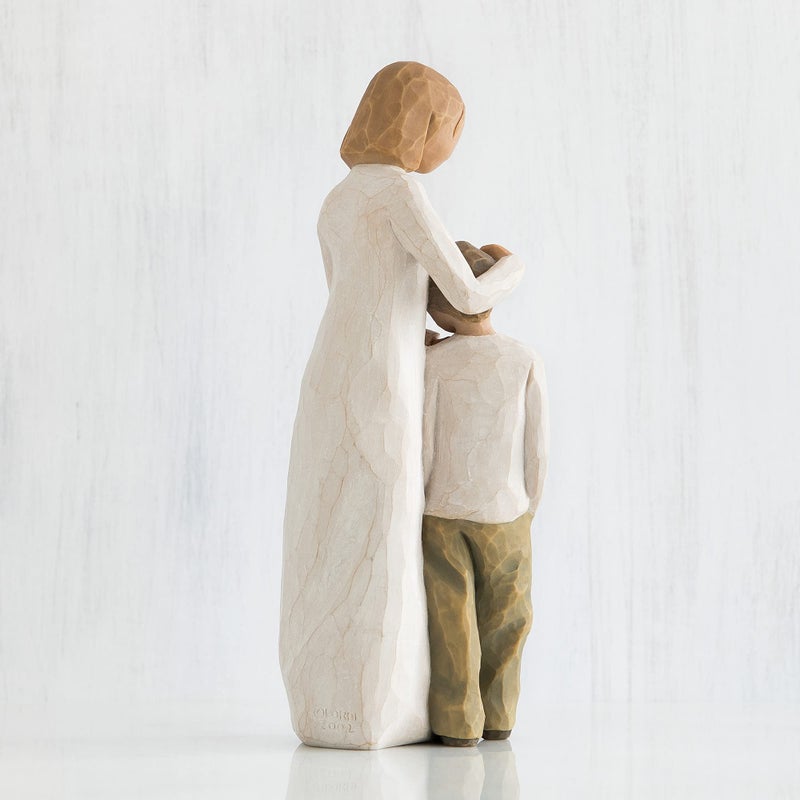 Willow Tree Mother and Son, Sculpted Hand-Painted Figure - Image 4