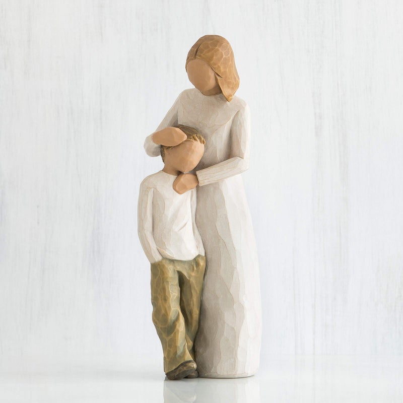 Willow Tree Mother and Son, Sculpted Hand-Painted Figure - Image 2