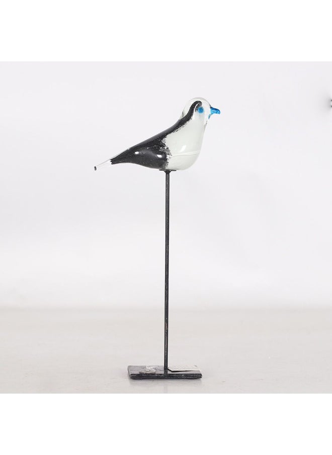 DANUBE HOME Danube Home Aw24 Diana Minimalism Glass Bird Figurine - (17.5X7X40Cm) Large Black Home Decor Accent Eye-Catching Room Decor Collection Decorative Home Accessories 