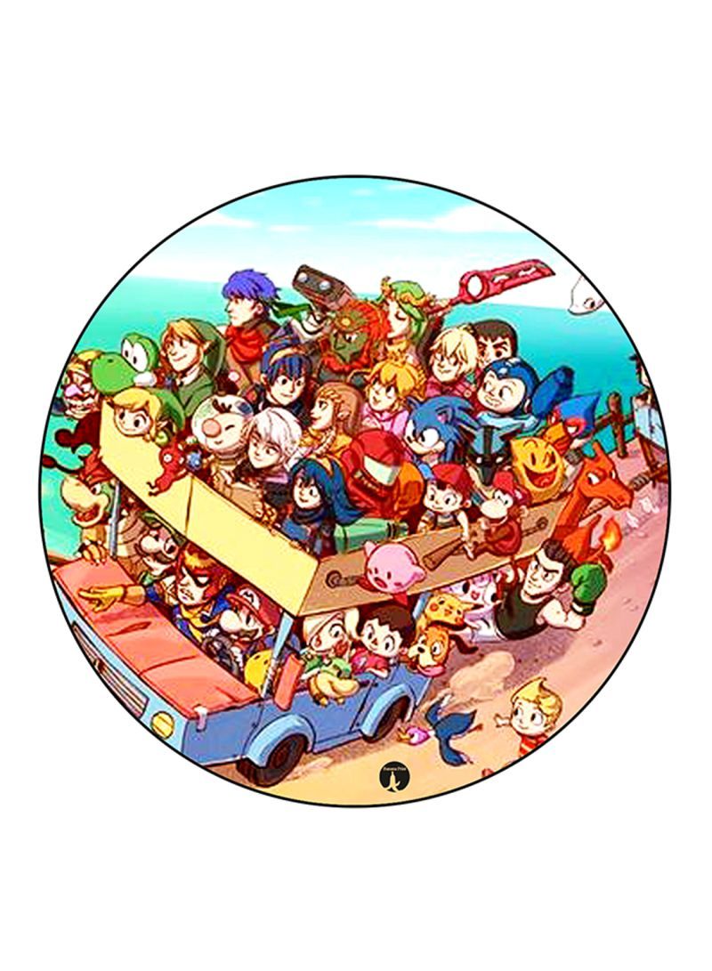 RKN The Video Game Super Smash Bros Printed Mouse Pad Multicolour